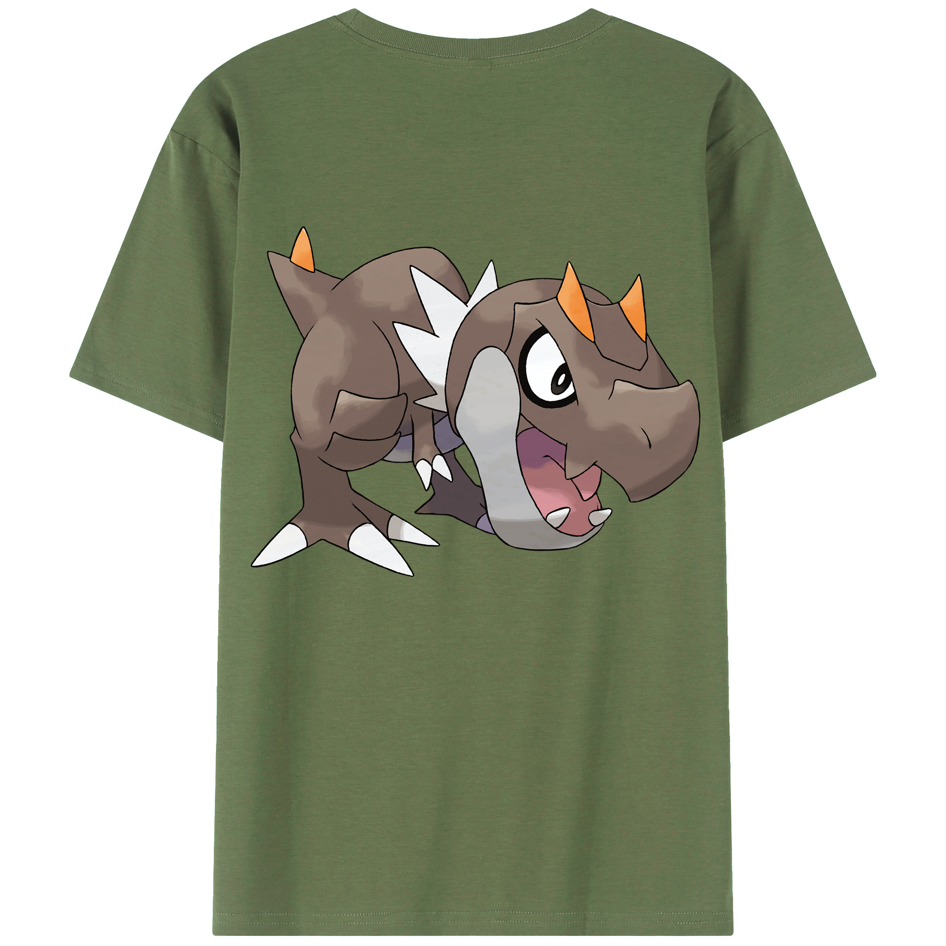 （画像用） ポケットモンスター Pokémon 綿100％ メンズ半袖Tシャツ（バックプリント） 通気性